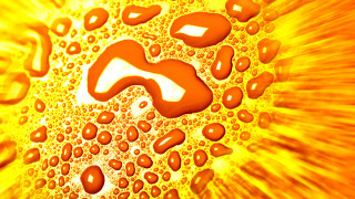 Yellow bubbles water orange fire - anish kapoor free wallpaper