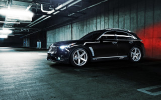 Black car parking garage red - a parking garage next free wallpaper