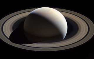 Saturn white object ring space - hdri free wallpaper for desktop