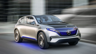 Silver car driving street building - a silver car free wallpaper