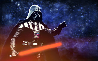 Darth vader galaxy stars red - a galaxy background free wallpaper