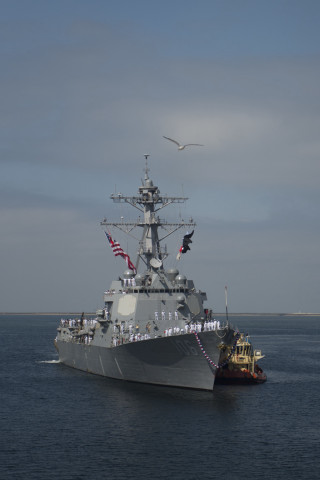 Large ship water bird flying - free ship wallpaper for mobile