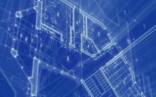 Blueprint house details blue background - blueprint free wallpaper