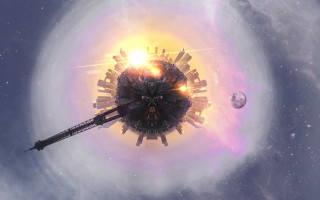 Space station galaxy bright light 4 - a distant object in the distance free wallpaper for desktop