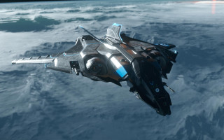 Futuristic space ship mountain earth - a futuristic space ship free wallpaper