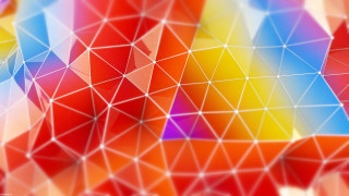Colorful abstract shapes rainbow triangle - brazier free wallpaper