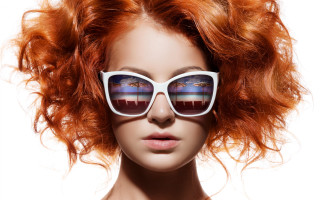 Florianne becker red hair sunglasses - the image free wallpaper