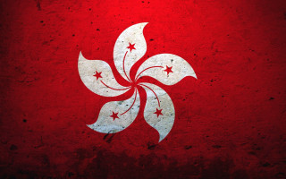 Red star flower flag moon - cui bai free wallpaper