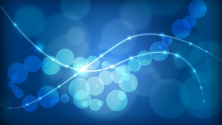 Blue background blurry light hologram - dynamic free wallpaper for desktop