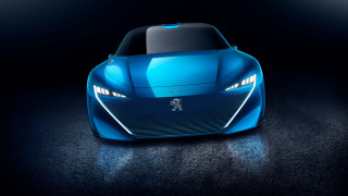 Blue sports car spotlight hood 3 - farid mansour free wallpaper