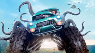 Monster truck octopus helicopter concept - pixar style free wallpaper