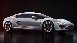 White sports car red stripe 2 - unreal engine 5 free wallpaper