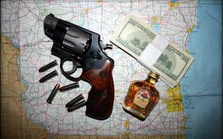 Gun money map usa urban - money free wallpaper