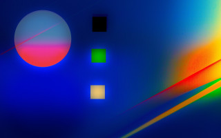 Multicolored sun circle line abstract - diagonal free wallpaper for desktop