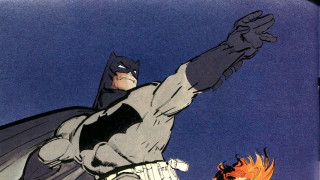 Batman demon flying arms outstretched - michael kaluta free wallpaper for desktop