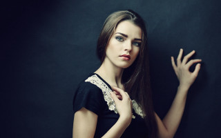 Gothic portrait woman longhair elina - elina karimova free wallpaper for desktop