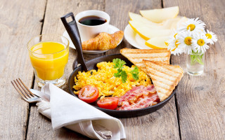Food toast eggs tomatoes ham - egg free wallpaper