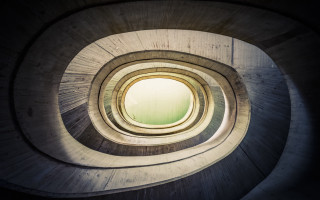 Spiral staircase window skylight concrete - a spiral staircase free wallpaper