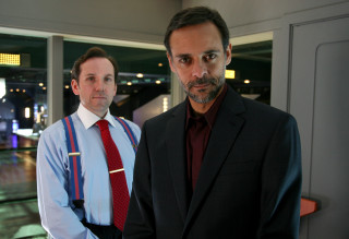 Men suits ties standing room - donald sherwood free wallpaper