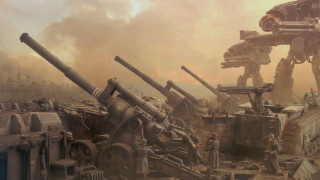 Large tank assembly dieselpunk matte - dave dorman free wallpaper