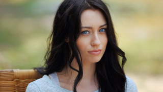 Doll longhair blueeyes basket portrait - anne ryan free wallpaper
