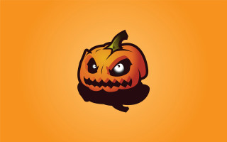Pumpkin face leaf halloween vector - bela čikoš sesija free wallpaper