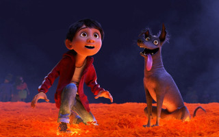 Cocomel tramp cartoon dog fire - animated free wallpaper for desktop