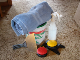 Carpet cleaner cleaning supplies living - a blue towel free wallpaper
