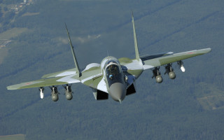 Fighterjet landinggear daytime forest aircraft - 100mm free wallpaper
