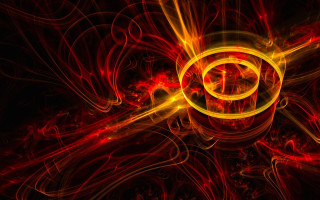Red yellow abstract circle black - abstract background free wallpaper for desktop