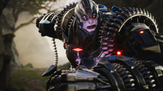 Robot red eyes metal gear - face and body free wallpaper