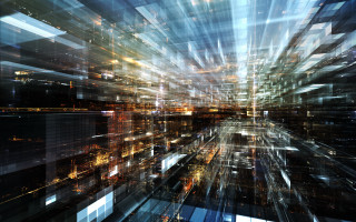 Cityscape night rain reflection tokyo - cybernetic free wallpaper