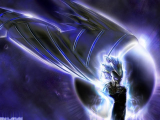 Dragon glowing tail glowing arm - a purple hue free wallpaper