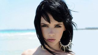 Gothic beach portrait black hair - black hair free wallpaper