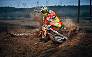 Dirt bike rider dirt track 5 - dirty free wallpaper
