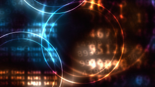 Circles numbers background glow bokeh - circle free wallpaper