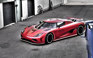 Red sports car parking lot 48 - athletic free wallpaper