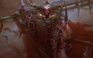 Demonic demon horns sword dark - a demonic demon free wallpaper