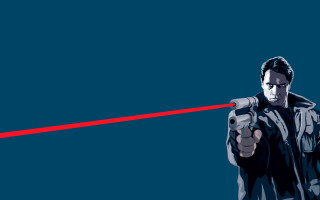 Man gun red laser blade - blade runner free wallpaper