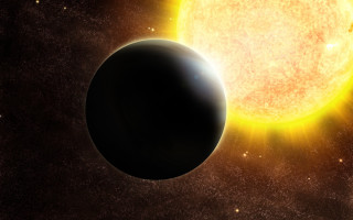 Black sun astronaut night space - a black object free wallpaper for desktop