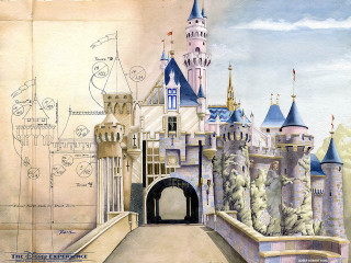 Castle bridge background drawing image - don bluth free wallpaper