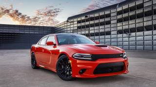Red dodge charger sunset fence - don arday free wallpaper