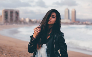 Beach ocean city portrait longhair - a beach next free wallpaper