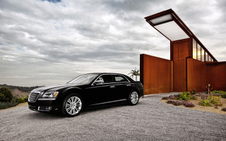 Black car building sky wooden - arthur sarkissian free wallpaper