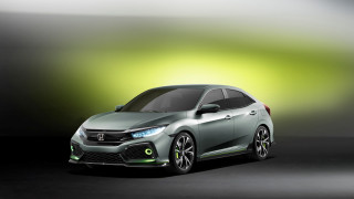 Silver car green hood lights - hood free wallpaper