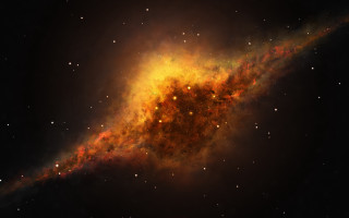 Colorful sky star galaxy fireworks - object in the sky free wallpaper