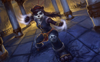 Panda costume column room furry - hearthstone free wallpaper