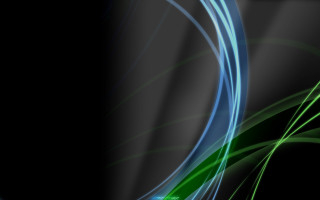 Black background green blue swirl - swirl free wallpaper