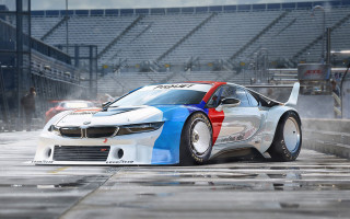 Bmw racecar red white blue - paint job free wallpaper