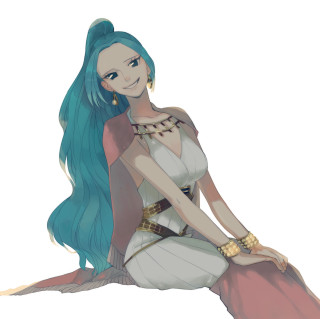 Woman blue hair sitting dress - ann thetis blacker free wallpaper for tablet